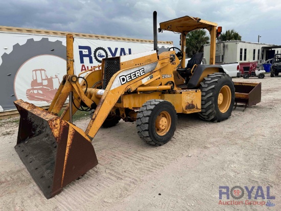 2007 John Deere 210 LE 4x4 Landscape Loader Box Blade Loader Tractor / Skip Loader