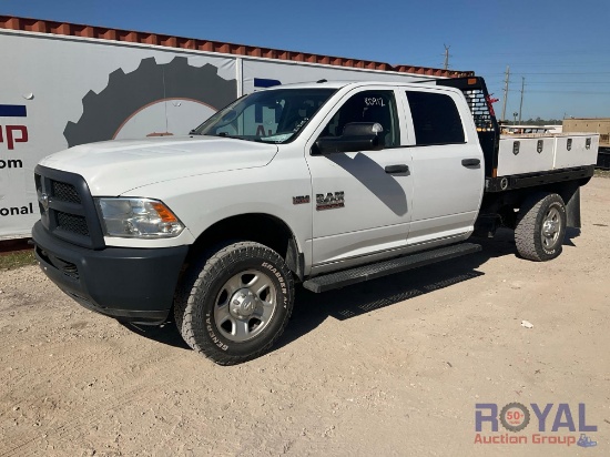 2016 Dodge Ram 2500 Heavy Duty 4x4 Crew Cab Flatbed Truck