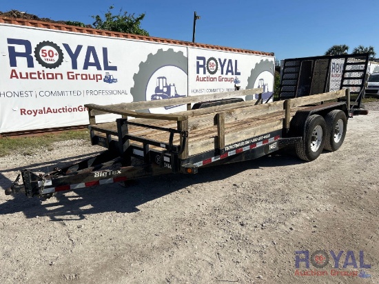 2015 Big Tex 14ET18 18ft T/A Equipment Trailer