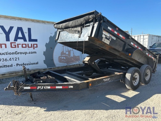2019 PJ DL142 14,000LB 14ft T/A Dump Trailer