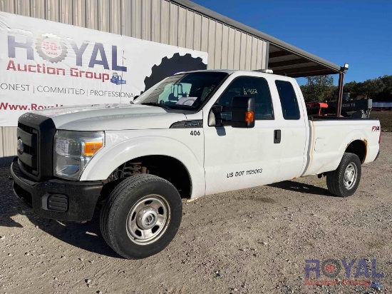 2012 Ford F250 4x4 Extended Cab Pickup Truck