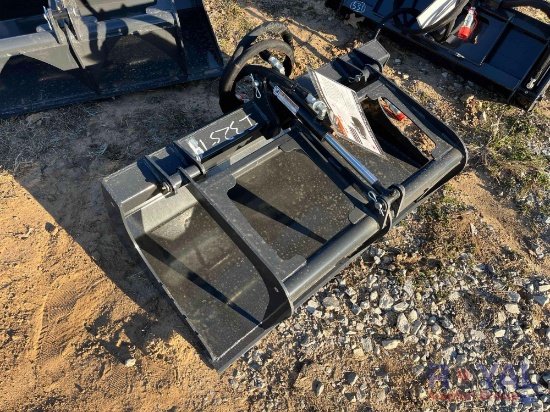 2024 Wolverine MSG-11-44W Hydraulic 44in Stump Grapple Mini Skid Steer Attachment