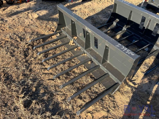2024 Wolverine MF-13-63W X-Treme Manure Forks Skid Steer Attachment