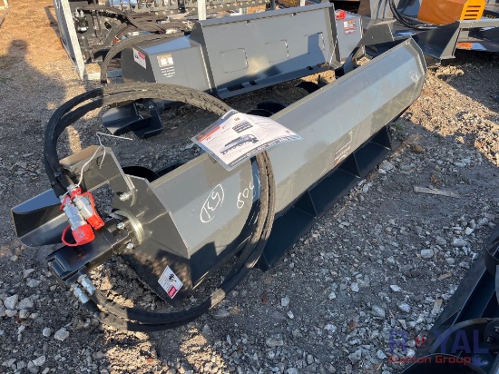 2024 Wolverine TL-12-72W 86in Hydraulic Tiller Skid Steer Attachment