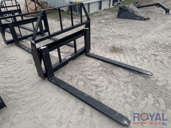 2024 Kivel 48in 3,500lbs Fork and Frame Skid Steer Attachment