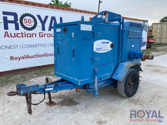 2014 Thompson 4JSVM 4in Vacuum-Assisted Solids Handling S/A Towable Water Pump