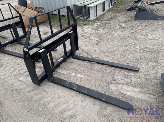 2024 Kivel 48in 3,500lbs Fork and Frame Skid Steer Attachment