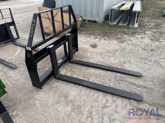 2024 Kivel 48in 3,500lbs Fork and Frame Skid Steer Attachment