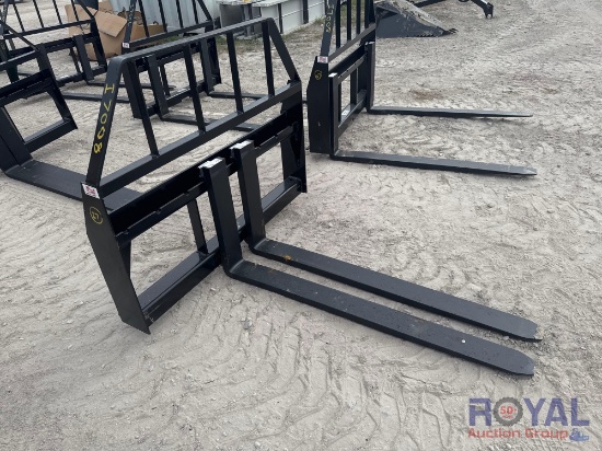 2024 Kivel 48in 3,500lbs Fork and Frame Skid Steer Attachment