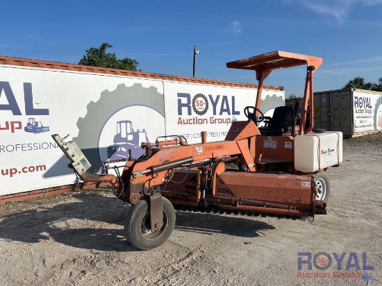 2001 Broce Broom BB-250B Ride-On Towable Sweeper