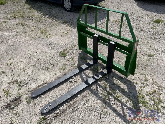 2024 Kivel 48in 3,500lbs Fork and Frame Tractor Attachment