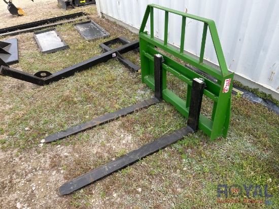 2024 Kivel 48in 3,500lbs Fork and Frame Tractor Attachment