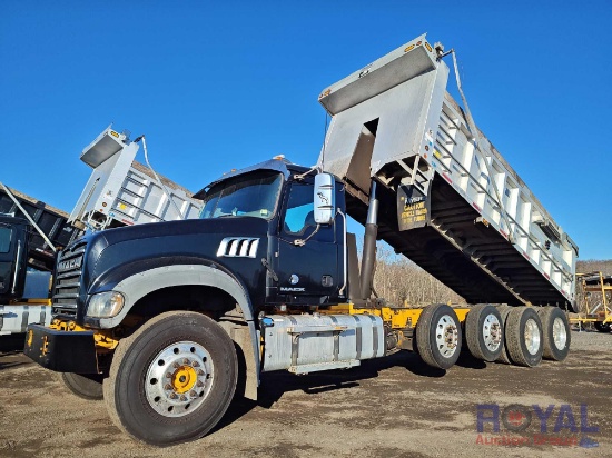 2017 Mack GU713 Granite Quad Axle Dump Truck