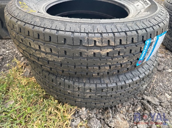 2 ST205/75R15 Trailer Tires
