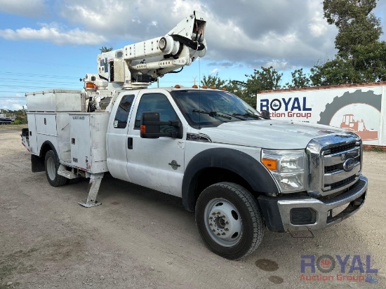 2016 Ford F550 4x4 Altec AT40M 40ft Material Handler Bucket Truck