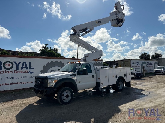 2015 Ford F550 Altec AT40M 40ft Material Handler Bucket Truck