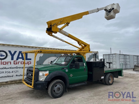 2015 Ford F-550 4x4 Terex Hi-Ranger LT40 40ft Insulated Bucket Truck