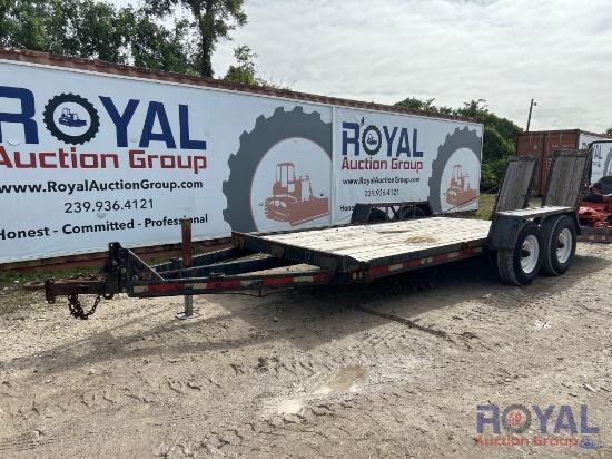 1995 Towmaster T-10DD 17ft 12,500lb T/A Dovetail Trailer