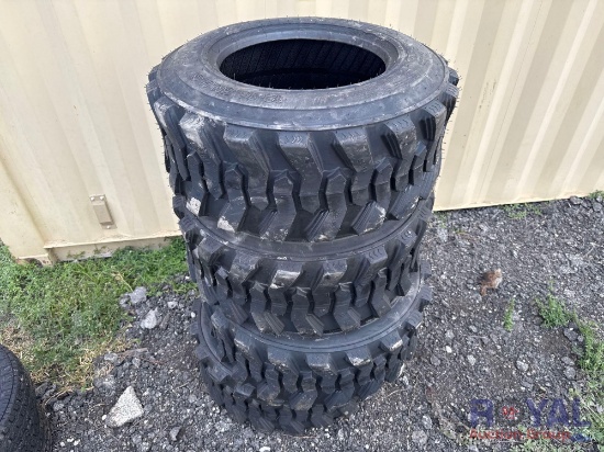4 New 12-16.5 Skid Steer Tires