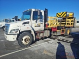 2019 Hino 268 Scorpion TMA Attenuator Flatbed Truck