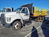 2018 Ford F-650 MOT Safety/Cone Flatbed Truck