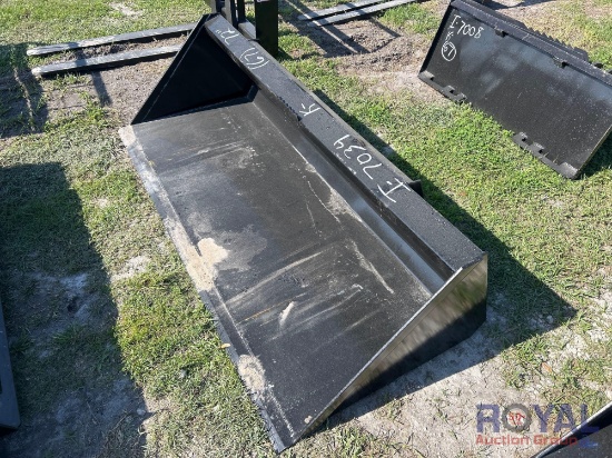 2025 Swict 72in Bucket Skid Steer Attachment