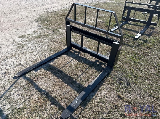 2025 Kivel 48in Skid Steer Forks and Frame