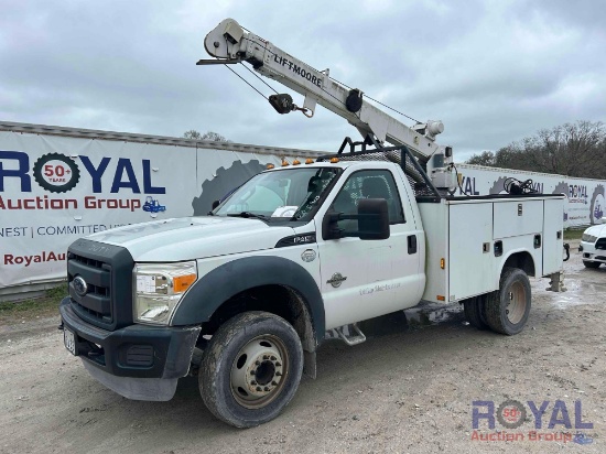 2014 Ford F-450 Liftmoore 6036 6000LB Crane Service Truck