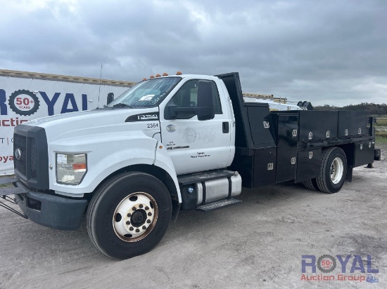 2016 Ford F-750 Palfinger PSC4329 8,000LB Mechanics Crane Truck