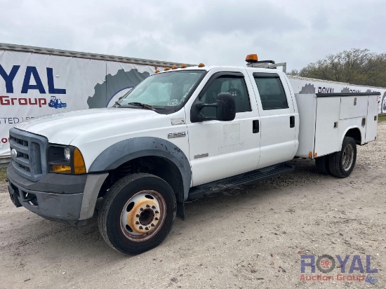 2007 Ford F-550 Crew Cab Service Truck