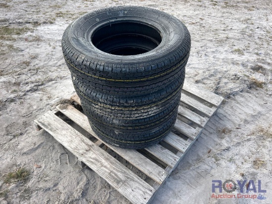 Set of Unused Trailer Tires ST205/75R15