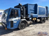 2014 Crane Carrier Low Entry New Way 31Yd Side Loader T/A Garbage Truck