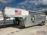 2004 4-Star Trailers 20ft Gooseneck T/A Horse Trailer