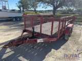 1987 ASPT 14ft T/A Flatbed Utility Trailer