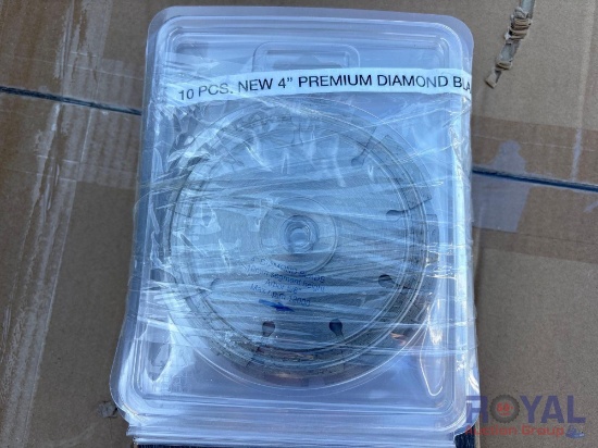 10 Premium 4 Inch Diamond Blades