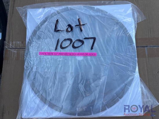 3 New 14 Inch Premium Diamond Blades