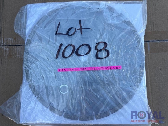 3 New 14 Inch Premium Diamond Blades