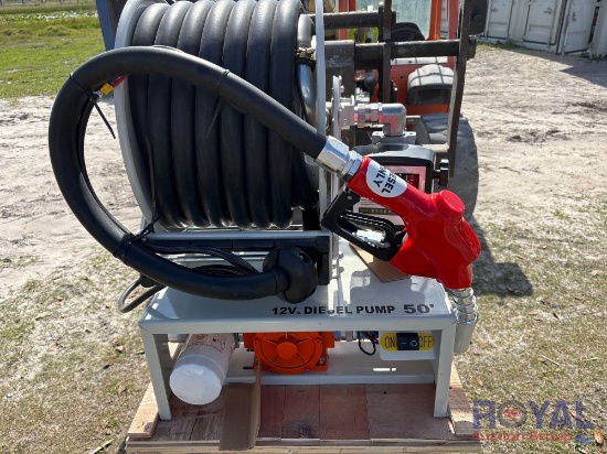 12V Diesel Pump Meter And 50 Ft Hose