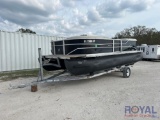 2021 23ft Cypress Cay Seabreeze 232 Pontoon Boat with 23ft Single Axle Trailer