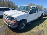 2004 Ford F250 4x4 Extended Cab Pickup Truck
