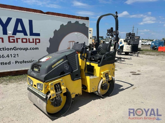 2017 Bomag BW90 AD-5 Vibratory Articulating Tandem Smooth Drum Roller