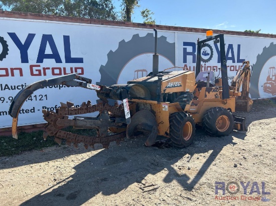 2007 Astec RT-360 Ride-On Trencher Backhoe