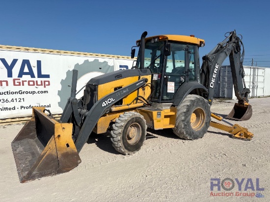 2016 John Deere 410L 4x4 Extendahoe Backhoe Loader