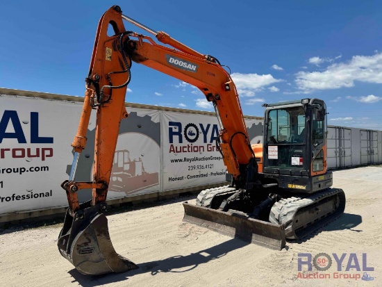 2018 Doosan DX85R-3 Midi Excavator