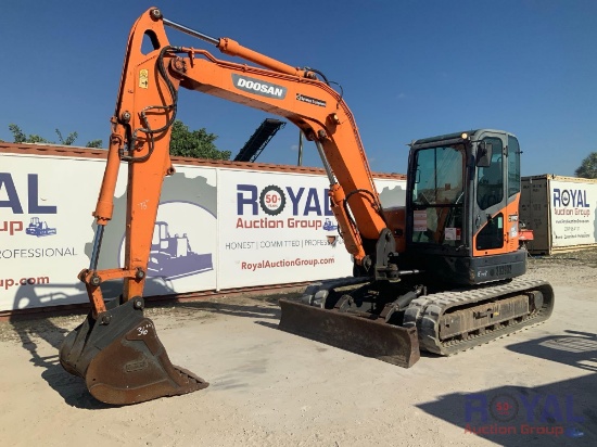 2018 Doosan DX85R-3 Midi Excavator