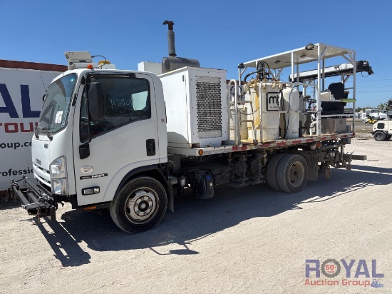 2014 Isuzu NRR Line Striping Truck