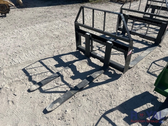 2025 Kivel 48in Forks and Frame Skid Steer Attachment