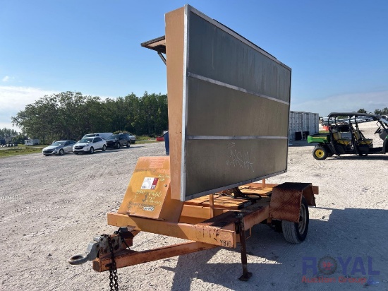 1998 Ver-Mac Message Board S/A Towable Trailer