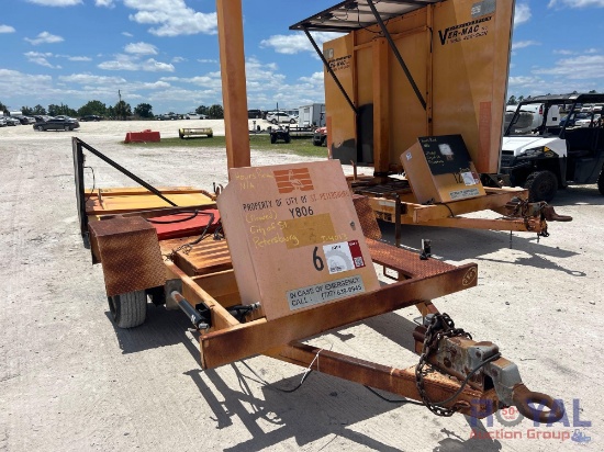1998 Ver-Mac Message Board S/A Towable Trailer