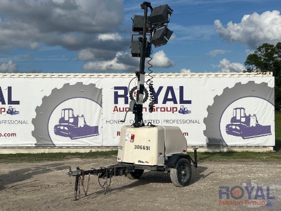2020 Terex RL4 4000W Towable Light Tower